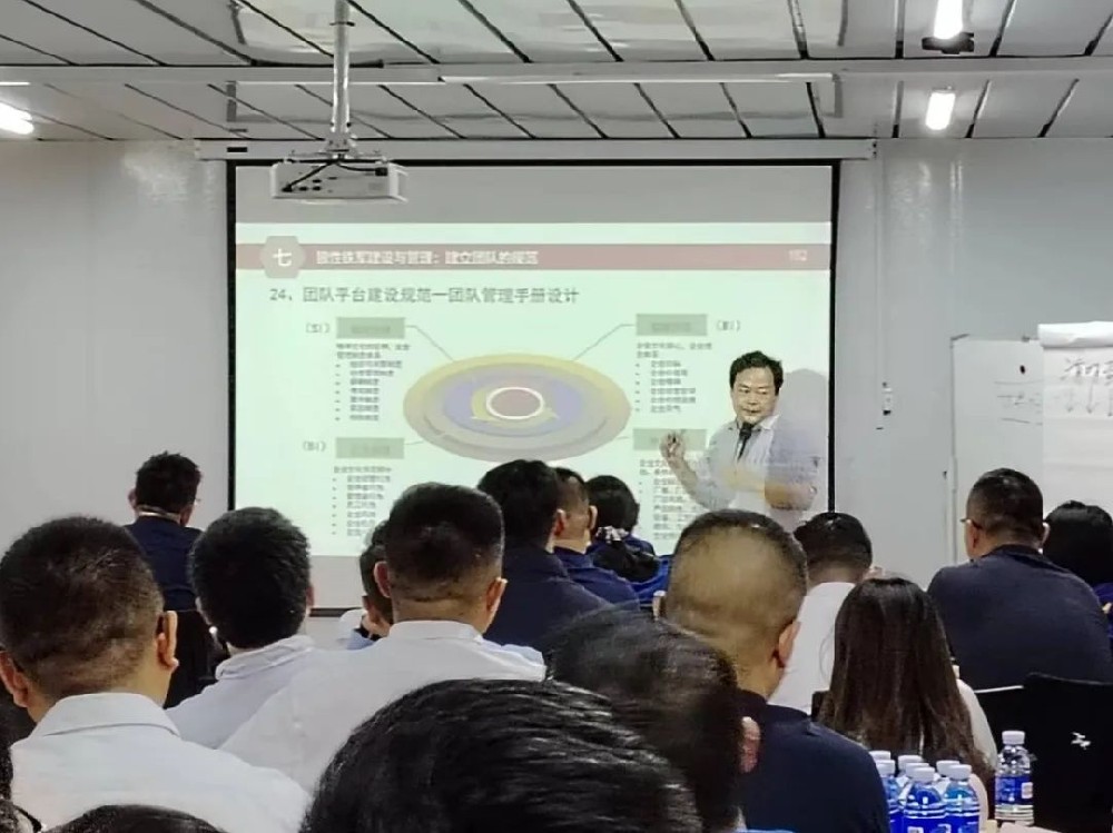 劉春華授課東捷建設—《狼性鐵軍打造與戰略達標》