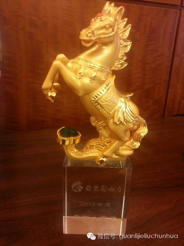 華商智業劉春華老師獲2013年“北影”“最具人氣”獎